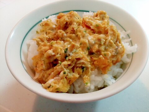 さつま芋・チーズ・青のりの卵炒めご飯